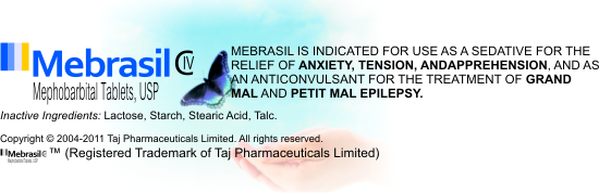 Mebrasil CIV  mephobarbital tablets, USP