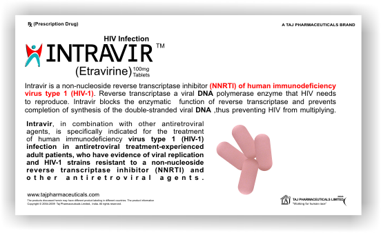 Intravir Tablets (Etravirine)