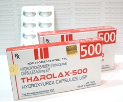 Tharolax-hydroxyurea capsules usp 500 mg
