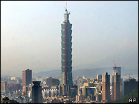 580-metre Taipei 101 