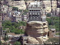 Rock Palace, Sanaa, restored in 2005
