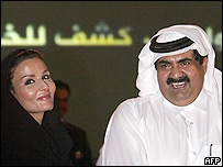 Qatari Emir Sheikh Hamad bin Khalifa al-Thani 