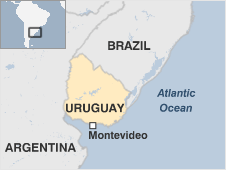 Map of Urugua