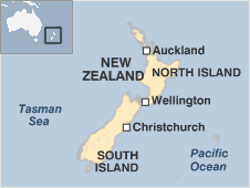 Map of New-zealand