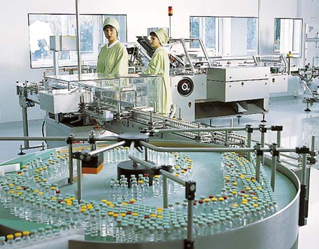 Taj production and packaging of insulin 