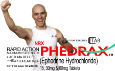 PHEDRAX TABLETS SIDE BANNER