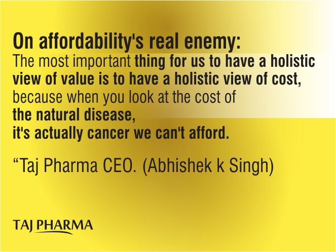 taj pharma ceo says