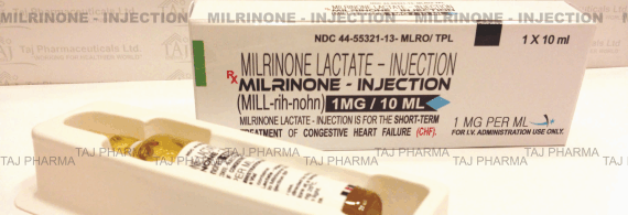 Milrinone 10mg/10ml solution for injection ampoules