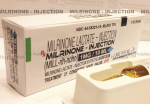 Milrinone 10mg/10ml solution for injection ampoules