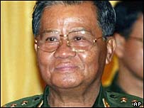 Burmese leader Than Shwe