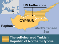 Map of Cyprus