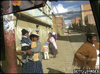 Street scene, El Alto, Bolivia