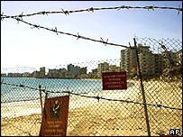 Divided town of Famagusta, Cyprus