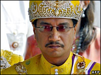 Malaysian king, Sultan Mizan Zainal Abidin