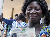 Togolese voter
