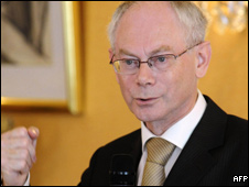 Belgian Prime Minister Herman Van Rompuy