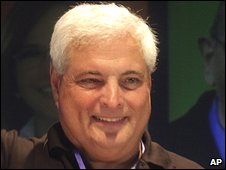 Panamanian President-elect Ricardo Martinelli