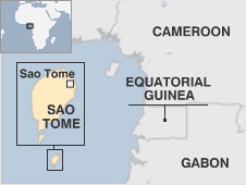 Map of Sao Tome and Principe