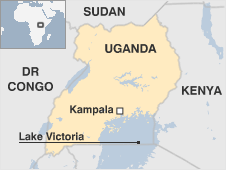 Map of Uganda