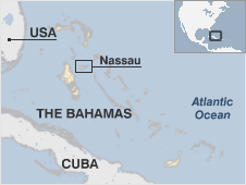 Map of Bahamas