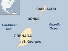 Map of Grenada