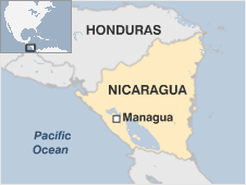 Map of Nicaragua