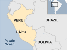 Map of Peru