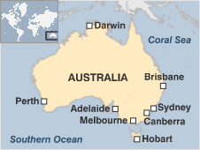 Map of Australia