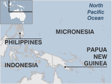 Map of Micronesia