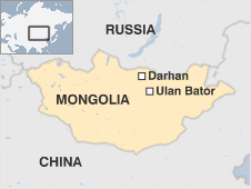 Map of Mongolia