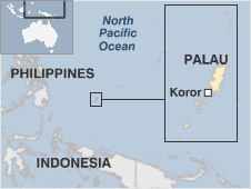 Map of Palau