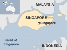 Map of Singapore