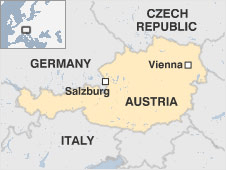 Map of Austria