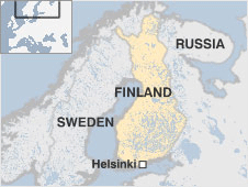 Map of Finland