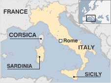 Map of Italy