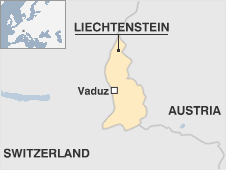 Map of Liechtenstein