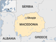 Map of Macedonia