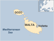 Map of Malta