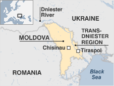 Map of Moldova