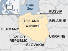 Map of Poland