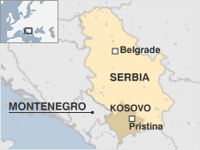 Map of Serbia