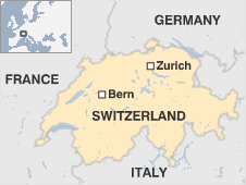 Map of Switzerland