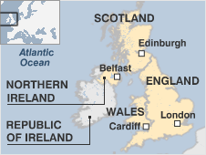 Map of United Kingdom