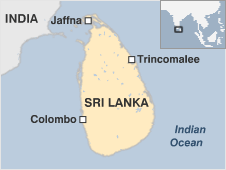 Map of Sri Lanka