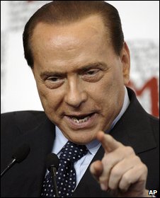 Prime Minister Silvio Berlusconi