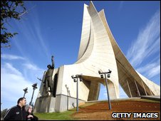 Memorial to fighters killed in war of independence, Algiers