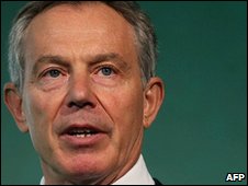 Prime Minister Tony Blair clinched a third term in 2005