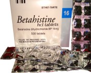 Betahistine hcl tablets