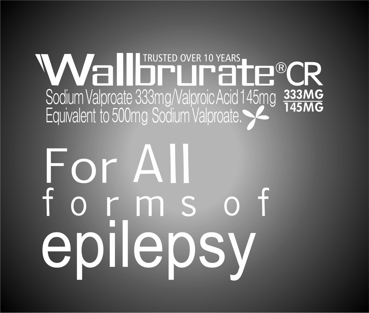 Wallbrurate  CR Sodium Valproate 333mg/Valproic Acid 145mg 